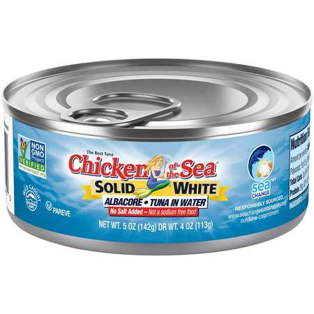 Chicken Of The Sea Chicken Of The Sea Low Sodium Solid Albacore Tuna In Water 5 oz., PK24 10048000001457